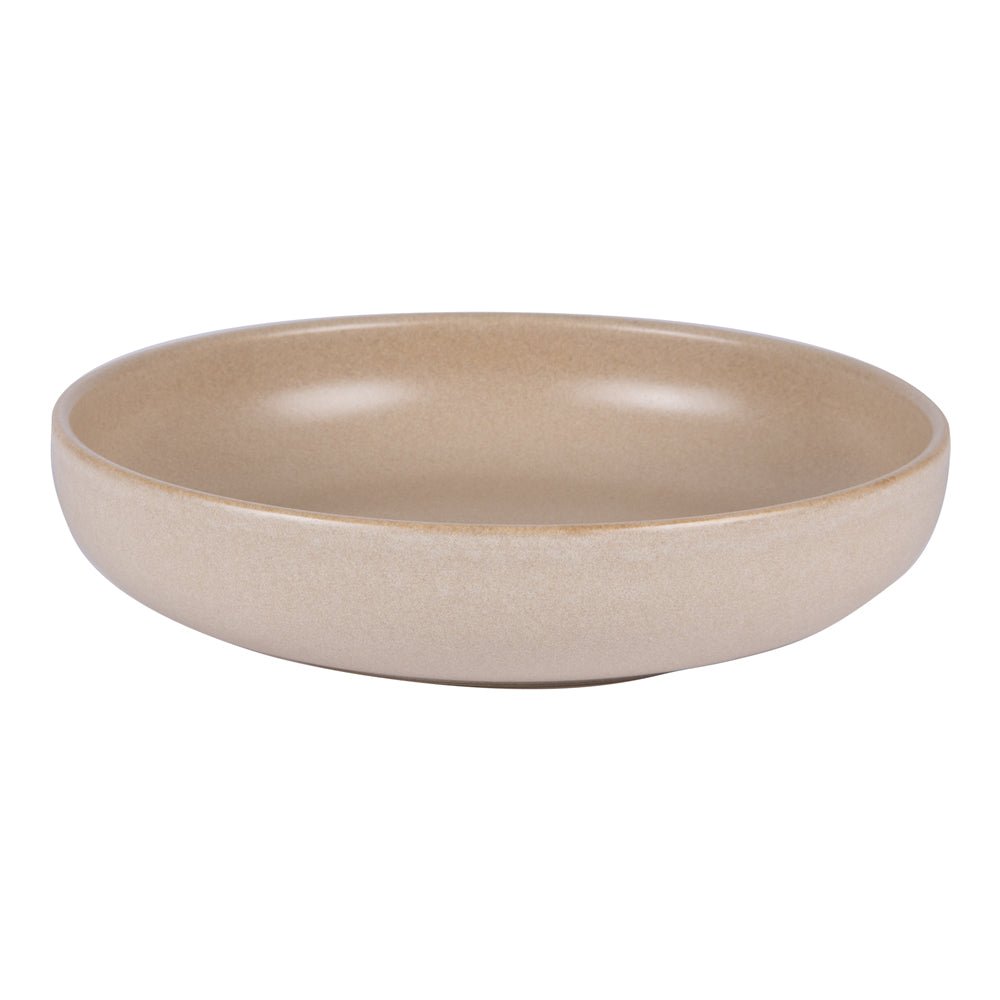 Assiette creuse Uno sable 22 cm - Beautiful Moment the shop