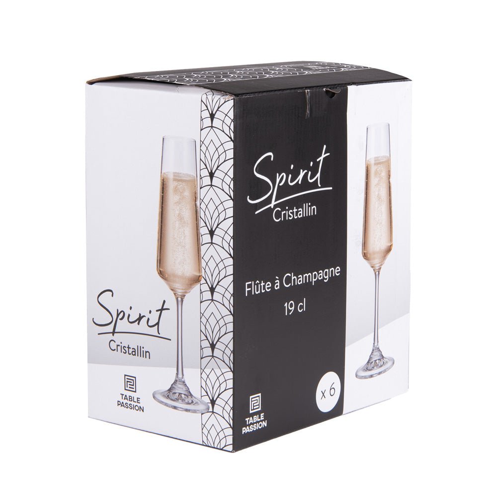 BOÎTES DE 6 FLUTES 19 CL SPIRIT - Beautiful Moment the shop