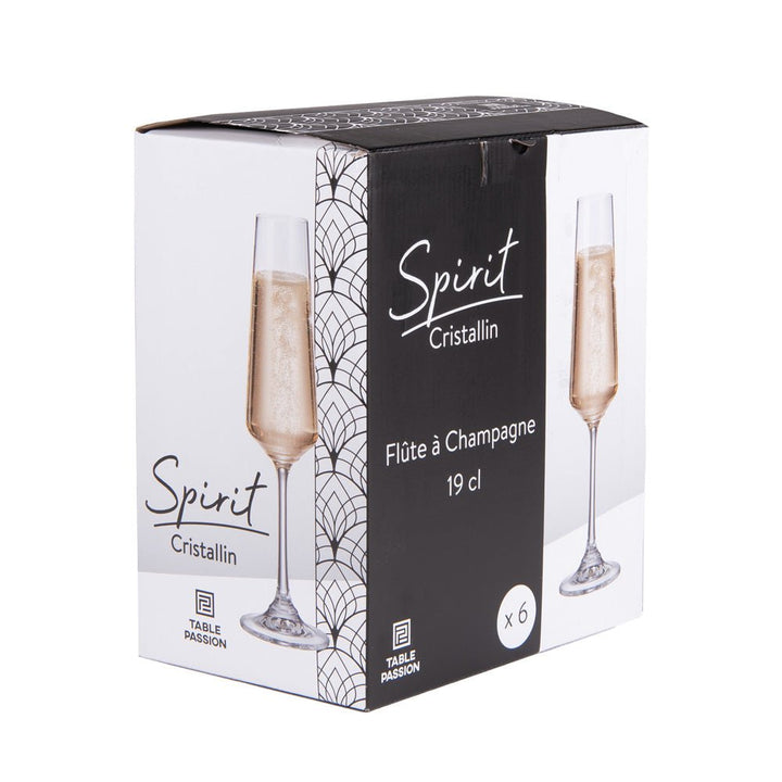 BOÎTES DE 6 FLUTES 19 CL SPIRIT - Beautiful Moment the shop