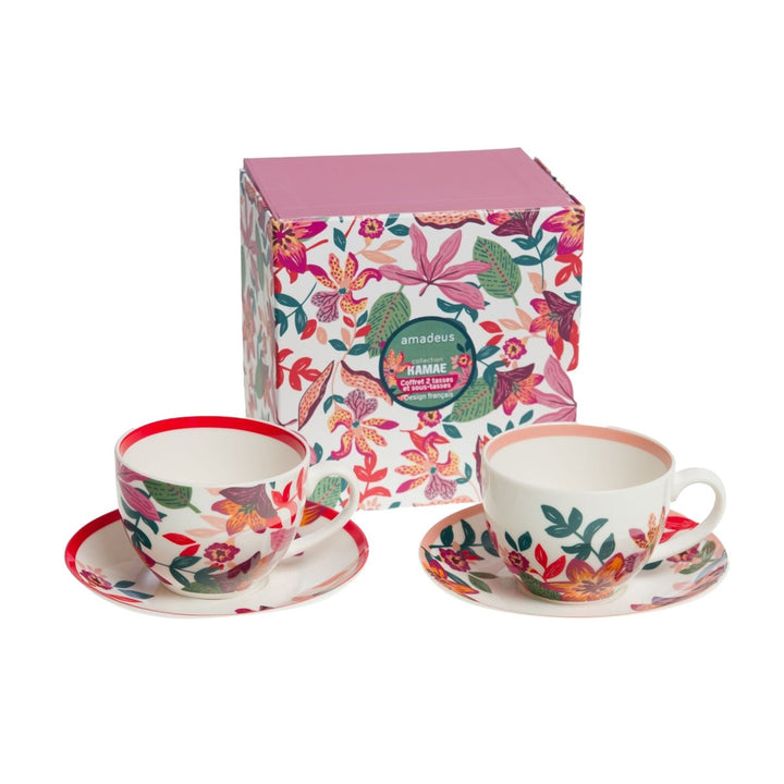 COFFRET DE 2 TASSES + SOUS TASSE KAMAE - Beautiful Moment the shop