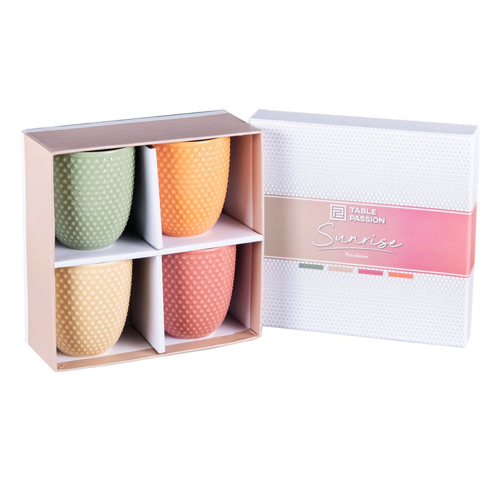 Coffret de 4 gobelets Sunrise 20 cl - Beautiful Moment the shop