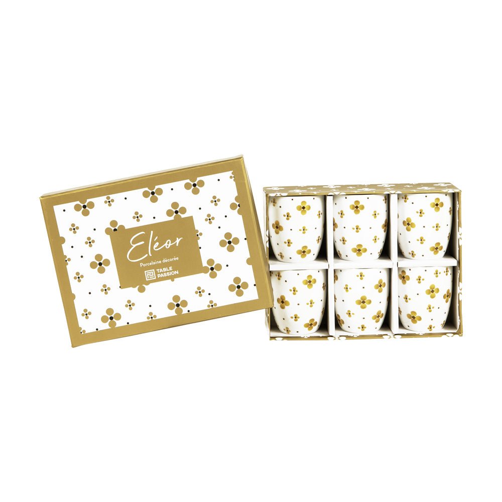 Coffret de 6 gobelets Eleor 6 cm - Beautiful Moment the shop