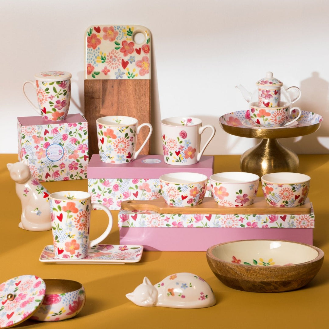 Coffret tea for one mix verre / porcelaine Thais - Beautiful Moment the shop