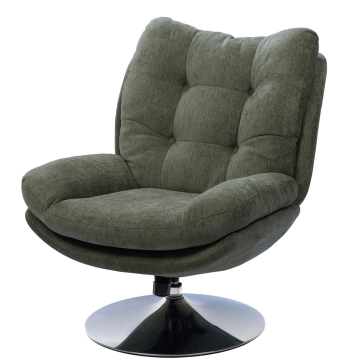 FAUTEUIL MAGNUM VERT CHROME - Beautiful Moment the shop