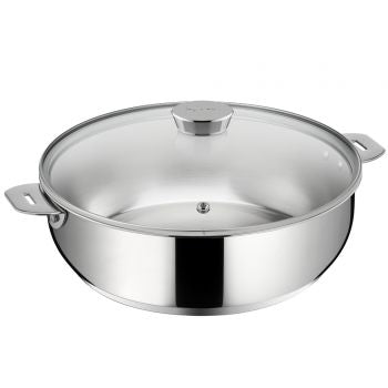 Sauteuse Salvaspazio+ avec son couvercle 26 cm en inox - Beautiful Moment the shop