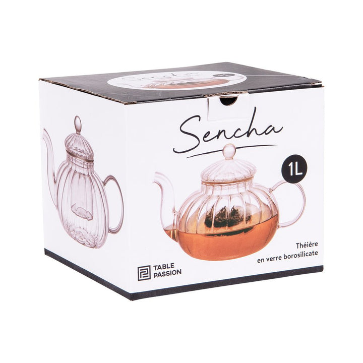 Théière 1 l Sencha en verre borosilicate Collection : SENCHA - Beautiful Moment the shop